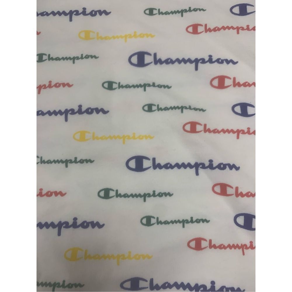 Multicolored Champion Monogrammed Patterned Sweat… - image 4